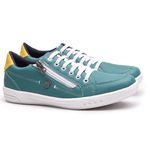 Sapatenis Masculino Franshoes Calce Facil Verde