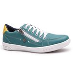 Sapatenis Masculino Franshoes Calce Facil Verde