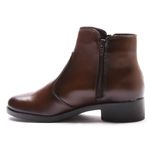 Bota Feminina Franshoes Melissa com Ziper Lateral Capuccino