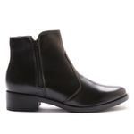 Bota Feminina Franshoes Melissa com Ziper Lateral Preta