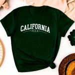 T- Shirt Feminina Franshoes 100% Algodão California Verde
