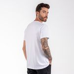 Camiseta Masculina Franshoes Casual 100% Algodão Boston Branca Manga Curta