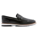 Kit Sapato Social Derby Masculino Franshoes Preto com Cinto e Carteira