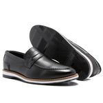 Kit Sapato Social Derby Masculino Franshoes Preto com Cinto e Carteira