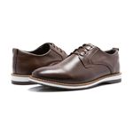 Kit Sapato Social Derby Franshoes em Atacador Capuccino com Cinto e Carteira