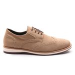 Sapatênis Casual Masculino Franshoes Platium Camurça Rato