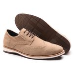 Sapatênis Casual Masculino Franshoes Platium Camurça Rato