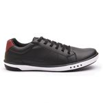 Sapatenis Masculino Casual Calce Facil Franshoes Preto