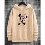 Moletom Franshoes Casual Minnie Creme
