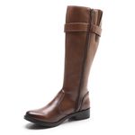Bota Franshoes Montaria Feminino com Fivela Chocolate