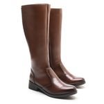 Bota Franshoes Montaria Feminino Capuccino