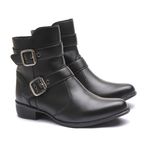 Bota Franshoes Feminino Cano Médio Preto