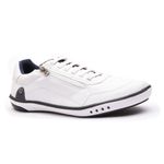 Sapatenis Casual Masculino Calce Facil Franshoes Com Ziper Branco