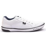 Sapatenis Casual Masculino Calce Facil Franshoes Com Perfuros Branco