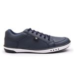 Sapatenis Casual Masculino Calce Facil Franshoes Com Perfuros Marinho