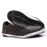 Sapatenis Casual Masculino Calce Facil Franshoes Com Ziper Preto