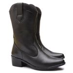 BOTA FRANSHOES WESTERN FEMININA PRETA