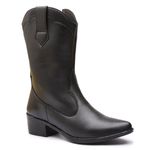 BOTA FRANSHOES WESTERN FEMININA PRETA
