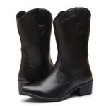 BOTA FRANSHOES WESTERN FEMININA PRETA