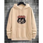 Moletom Franshoes Casual Route 66 Creme