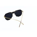 Óculos Cloe preto com dourado