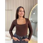 BODY SUPLEX DECOTE QUADRADO CAFE