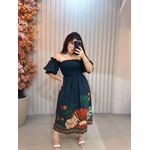 VESTIDO BOISA AZUL ESCURO