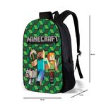 Mochila Infantil Escolar De Costas Basica Minecraft