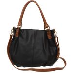 Bolsas feminina em Couro Eleah BF-2003 cor preta