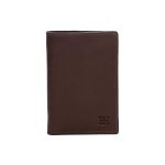 Carteira masculina em couro legitimo na cor cafe