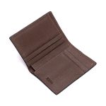 Carteira masculina em couro legitimo na cor cafe