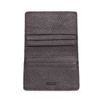 Porta cartão masculino em couro legitimo na cor preto