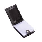 Carteira masculina completa em couro legitimo na cor preta 