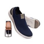 Kit Sneaker Dario Marinho + Cinto Casual Masculino Semi Elástico Marinho