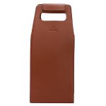 Porta vinhos em couro legitimo na cor havana