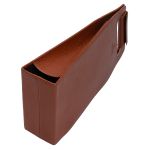 Porta vinhos em couro legitimo na cor havana