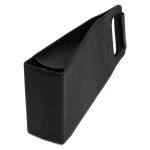 Porta vinhos em couro legitimo na cor preta