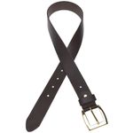 Cinto casual feminino em couro na cor preto com fivela dourada 