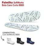 Palmilha Reposição para Bota Cano Curto BB85 Soft Works