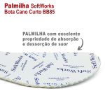 Palmilha Reposição para Bota Cano Curto BB85 Soft Works
