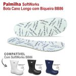 Palmilha Reposição para Bota Cano Longo com Biqueira BB86 Soft Works