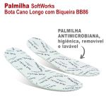 Palmilha Reposição para Bota Cano Longo com Biqueira BB86 Soft Works
