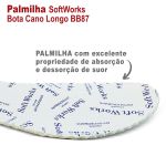 Palmilha Reposição para Bota Cano Longo BB87 Soft Works