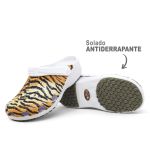 Babuche Antiderrapante Branco BB32 Soft Works Estampa 19