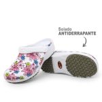 Babuche Antiderrapante Branco BB32 Soft Works Estampa 26