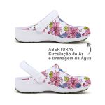 Babuche Antiderrapante Branco BB32 Soft Works Estampa 26