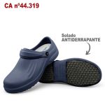 Sapato tipo Tamanco BB61 Marinho Soft Works EPI Sapato de Segurança Antiderrapante