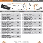 Sapato Social Antiderrapante com Bico de Composite Preto BB66 EPI Soft Works Sapato de Segurança