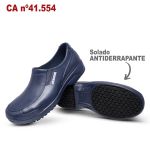 Sapato Social Antiderrapante com Bico de Composite Marinho BB66 EPI Soft Works Sapato de Segurança