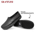 Tênis Antiderrapante Preto2 BB80 Soft Works EPI Sapato de Segurança